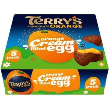 TERRY'S Chocolate Orange Cream Filled Egg (5 x 34g)