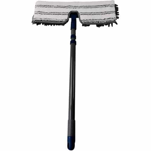Tesco 2 In 1 Flat Mop Blue Grey