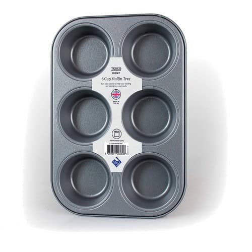Tesco 6 Cup Muffin Tray