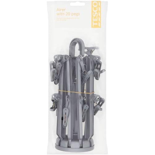Tesco Airer With 20 Pegs