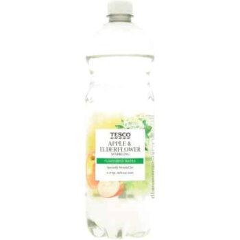 Tesco Apple & Elderflower Sparkling Water (1 Litre)