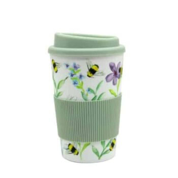 Tesco Bee All Over Print Coffee Cup (350ml)