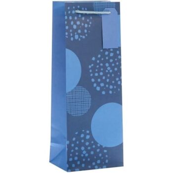 Tesco Blue Circle Bottle Bag
