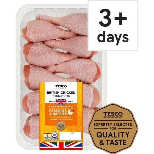Tesco British Chicken Drumsticks (1kg)