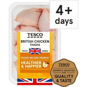 Tesco British Chicken Thighs (1kg)