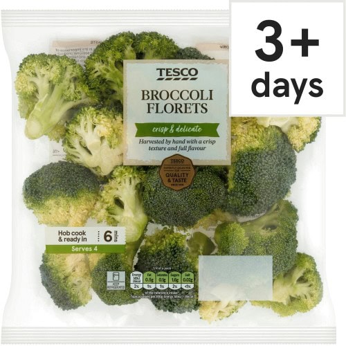 TESCO BROCCOLI FLORETS (400g)