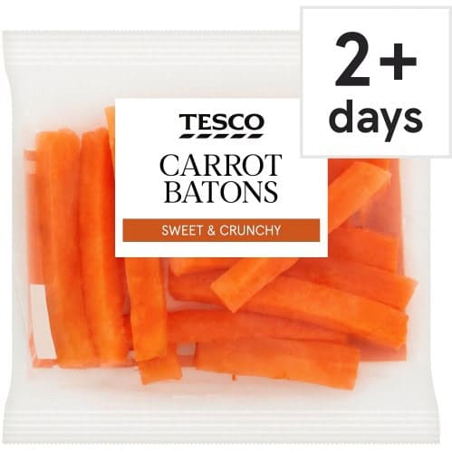 Tesco Carrot Batons Snack Pack