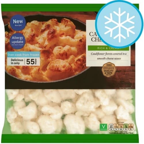 TESCO CAULIFLOWER CHEESE BAKE (680g)