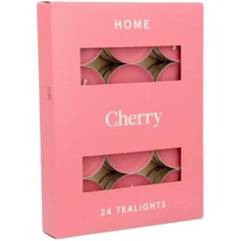 TESCO CHERRY TEALIGHTS