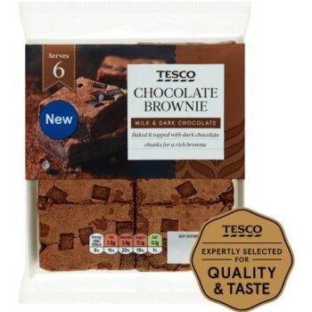 Tesco Chocolate Brownie Slices (240g)