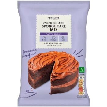Tesco Chocolate Sponge Cake Mix (400g)