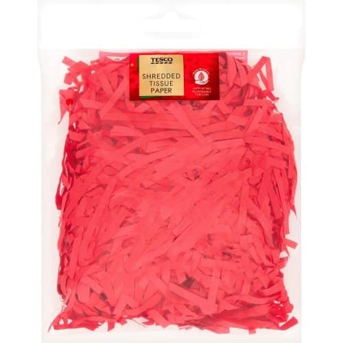 Tesco Christmas Shredded Tissue Paper