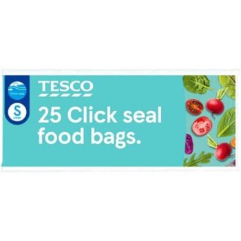 Tesco Click Seal Food Bags Small (25)