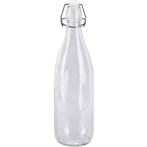 Tesco Clip Glass Bottle