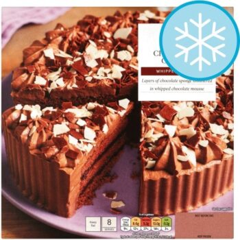 Tesco Double Chocolate Gateau (600g)