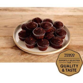 Tesco Double Chocolate Mini Muffins (16)