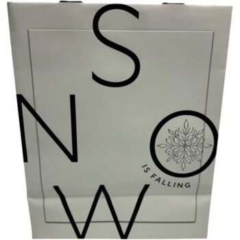 Tesco Embossed Snow Large Christmas Gift Bag