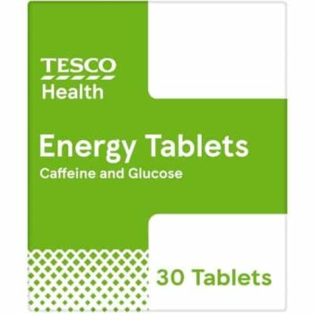 Tesco Extra Energy Tablets with Caffeine and Glucose (30)