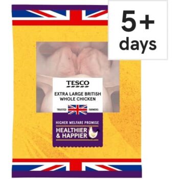 Tesco Extra Large Whole Chicken 2.1-2.6kg