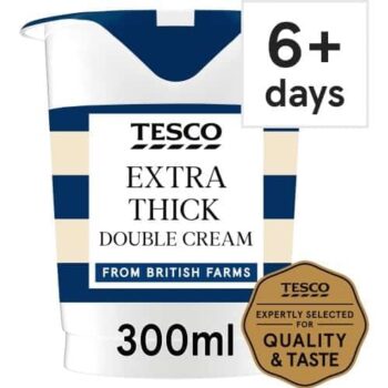 Tesco Extra Thick Double Cream (300ml)
