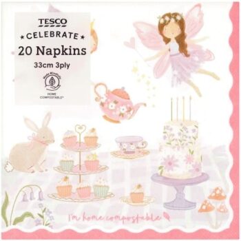 Tesco Fairy Tea Party Napkin