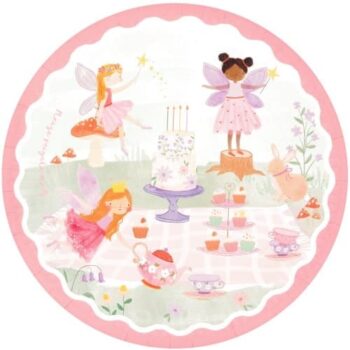 TESCO FAIRY TEA PARTY PLATE
