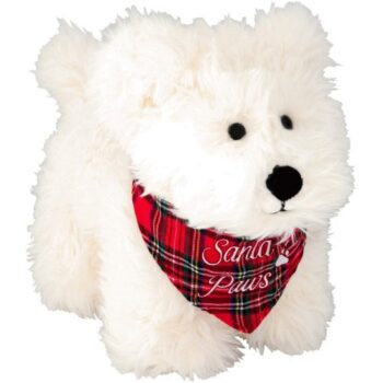Tesco Festive Westie Soft Plush Toy Christmas Gift
