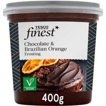 Tesco Finest Chocolate & Brazilian Orange Frosting (400g)