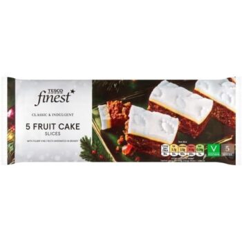 Tesco Finest Fruit Cake Slice