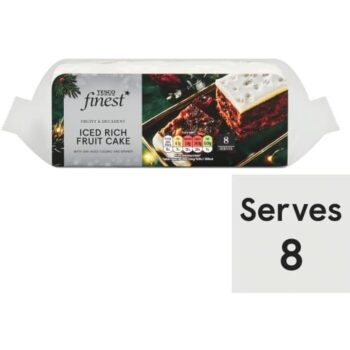 Tesco Finest Iced Rich Fruit Cake