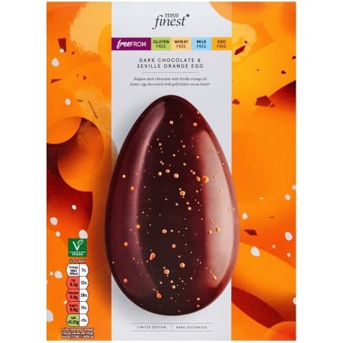 TESCO FINEST Seville Orange & Dark Chocolate Egg (200g)
