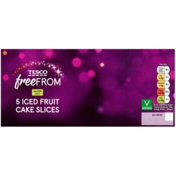 Tesco Free From Iced Fruit Slices