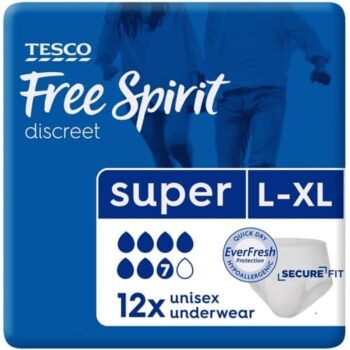 Tesco Free Spirit Super Underwear Large Xl (12)
