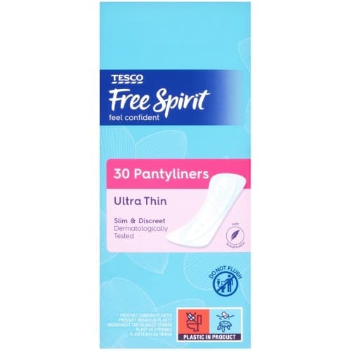 Tesco Free Spirit Ultra Thin Pantyliners (30)