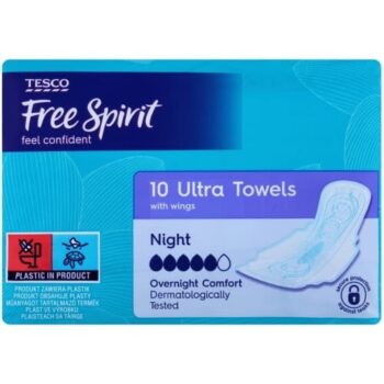 Tesco Free Spirit Ultra Towels with Wings Night (10)