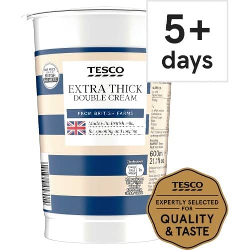 Tesco Fresh British Extra Thick Double Cream