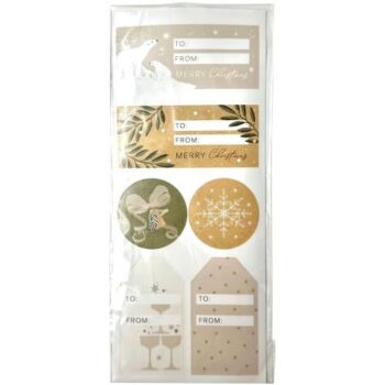 Tesco Frosty Christmas Sticker Sheet