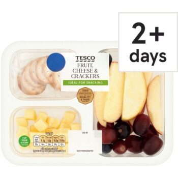 Tesco Fruit Cheese & Crackers Snack Pack