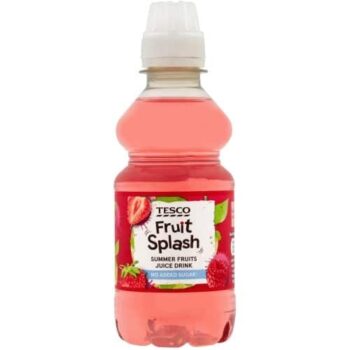 Tesco Fruit Splash No Added Sugar Juice Drink Summer Fruits (250ml)