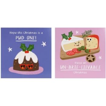 Tesco Funny Food Christmas Cards