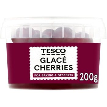 Tesco Glace Cherries (200g)
