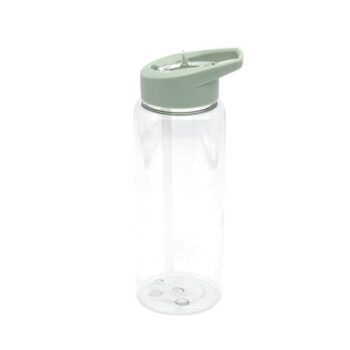 Tesco Green Pink & Grey Sipper Water Bottle Assorted