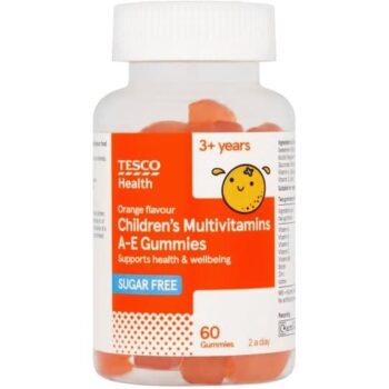 Tesco Health 60 Childrens Multivitamins Orange Gummies