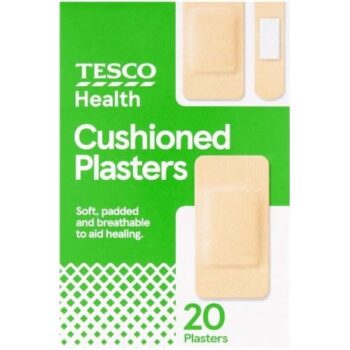 Tesco Health Assorted Cushioned Plasters (20)