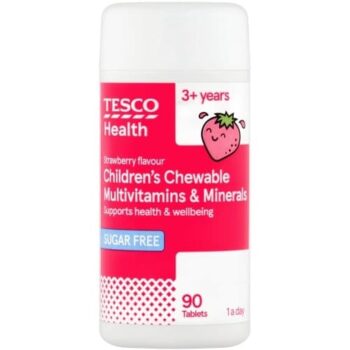 Tesco Health Children's Multivitamin & Mineral Berry Chewable Tablets (90)