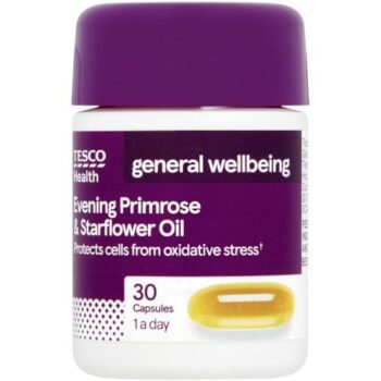 Tesco Health Evening Primrose & Starflower Oil Supplement Capsules (30)