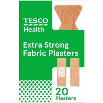 Tesco Health Extra Strong Fabric Plasters (20)
