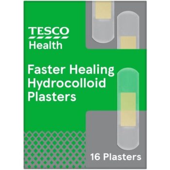 Tesco Health Faster Healing Hydrocolloid Plasters (16)