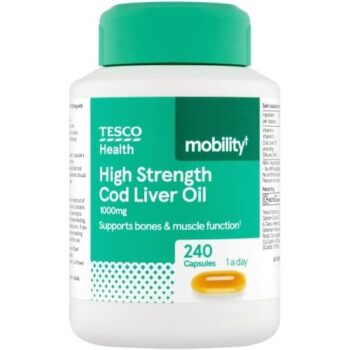Tesco Health High Strength Cod Liver Oil 240 Capsules