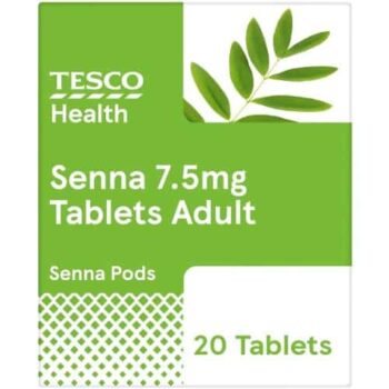 Tesco Health Senna Laxative Tablets for Adults (20 x 7.5mg)